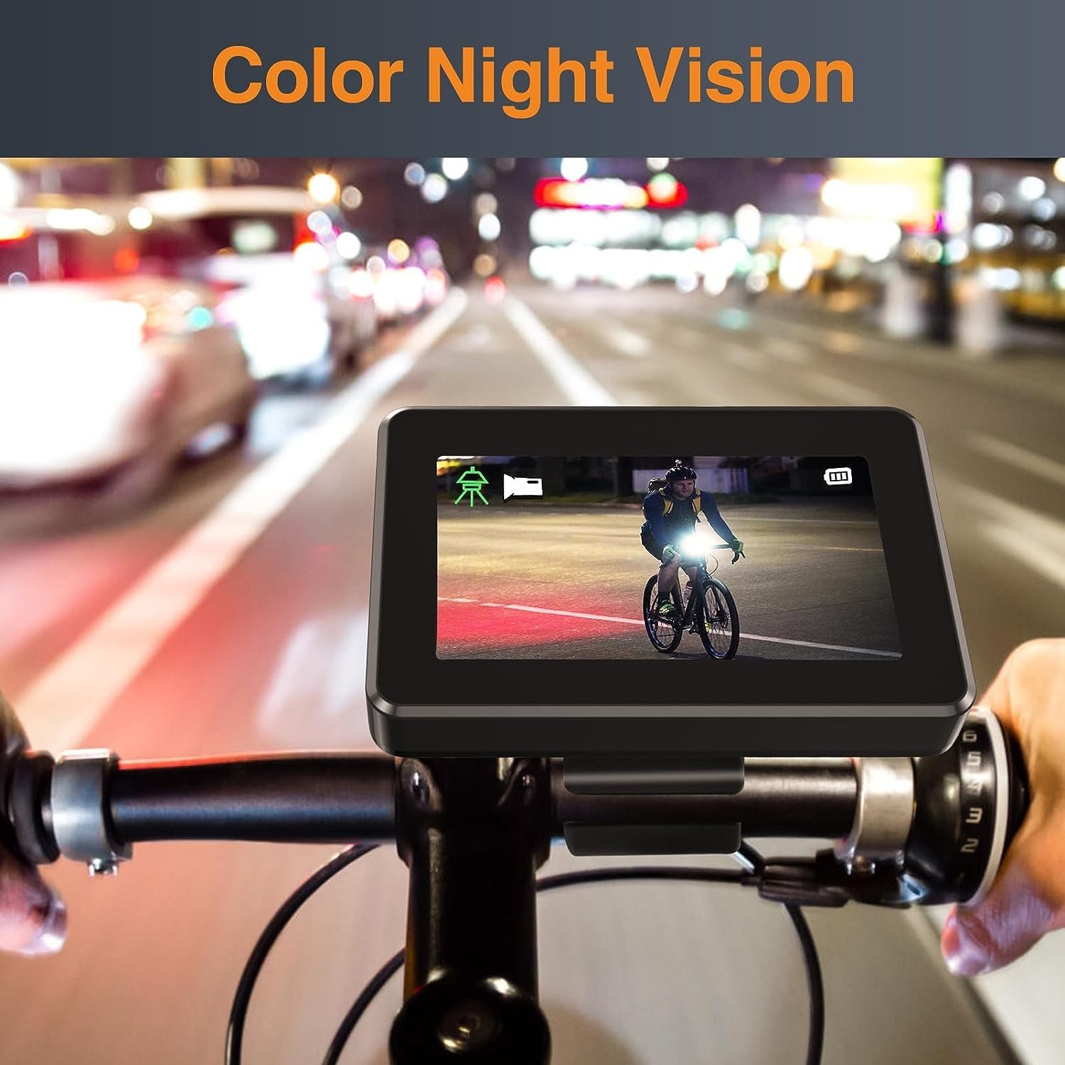 zadna kamera na bicykel s nocnym videnim