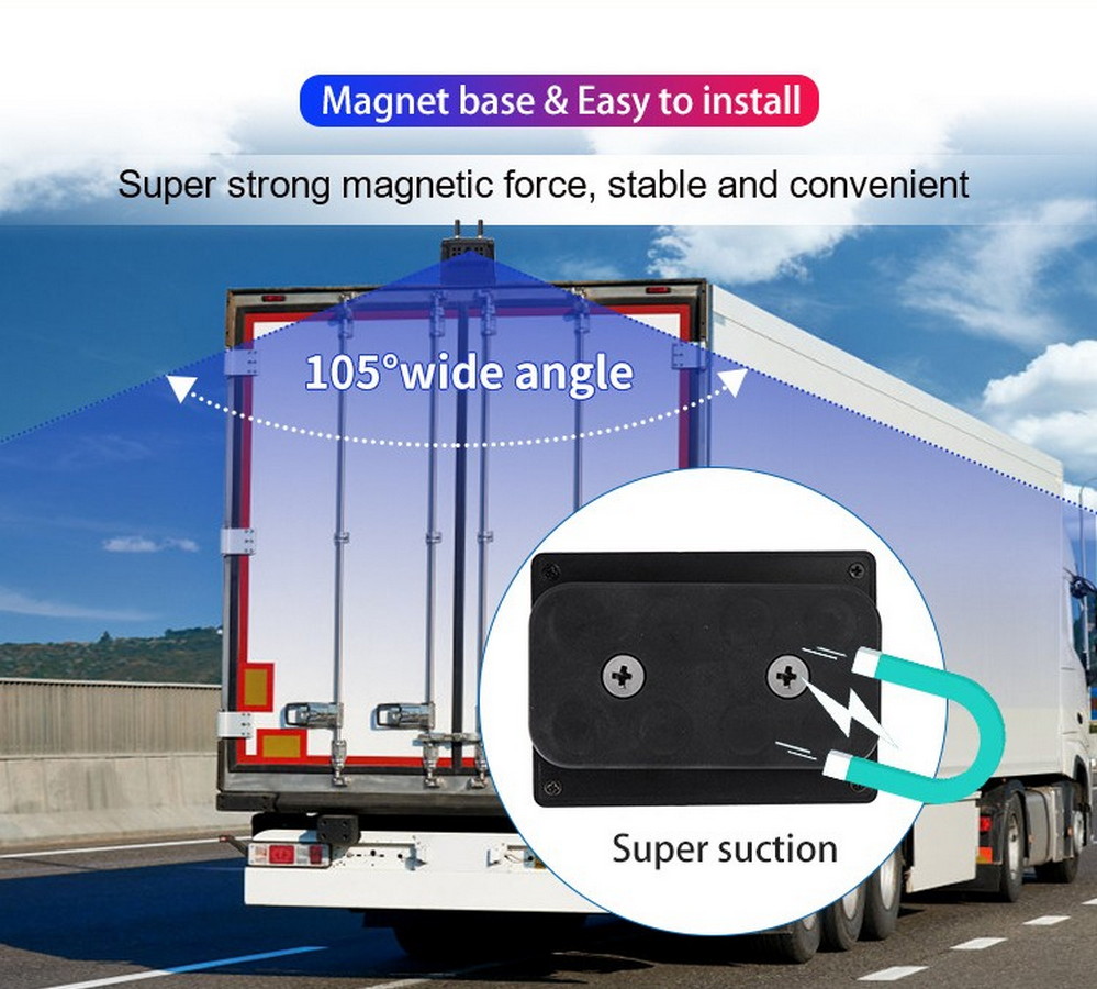 wifi kamera s magnetom pre dodavku kamion