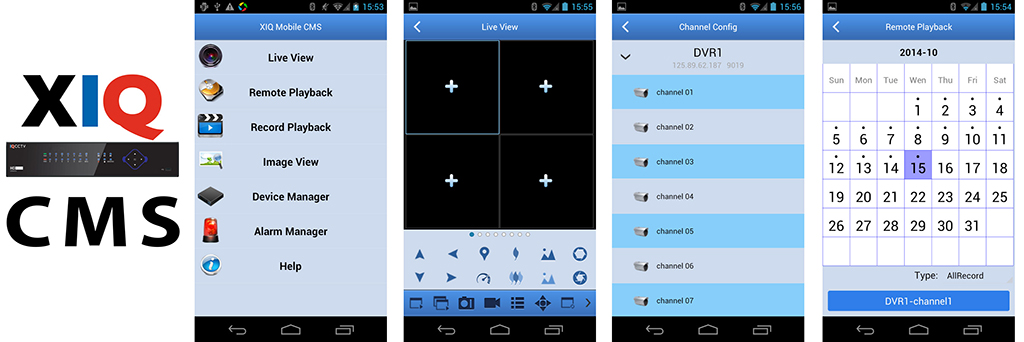 aplikácia XIQ mobile cms 1