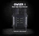 OWLER1 - 4xzoom ďalekohľad s kamerou + nočné videnie 500m