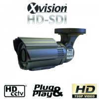 Profi HD-SDI IR CCTV kamera s nočným videním do 50m + 6m ŠPZ