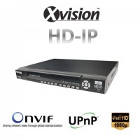 HD IP NVR rekordér pre  9/16 kamier 1080P/720p