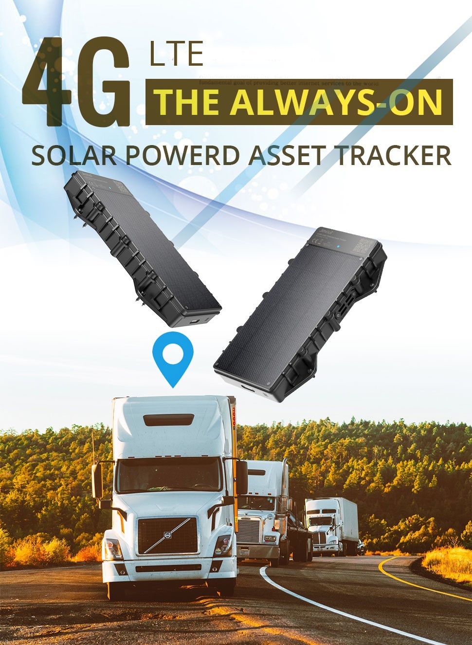 Solárny GPS lokátor 4G s GPS/WIFI/BDS/LBS + 10000mAh batéria a IP67 krytie