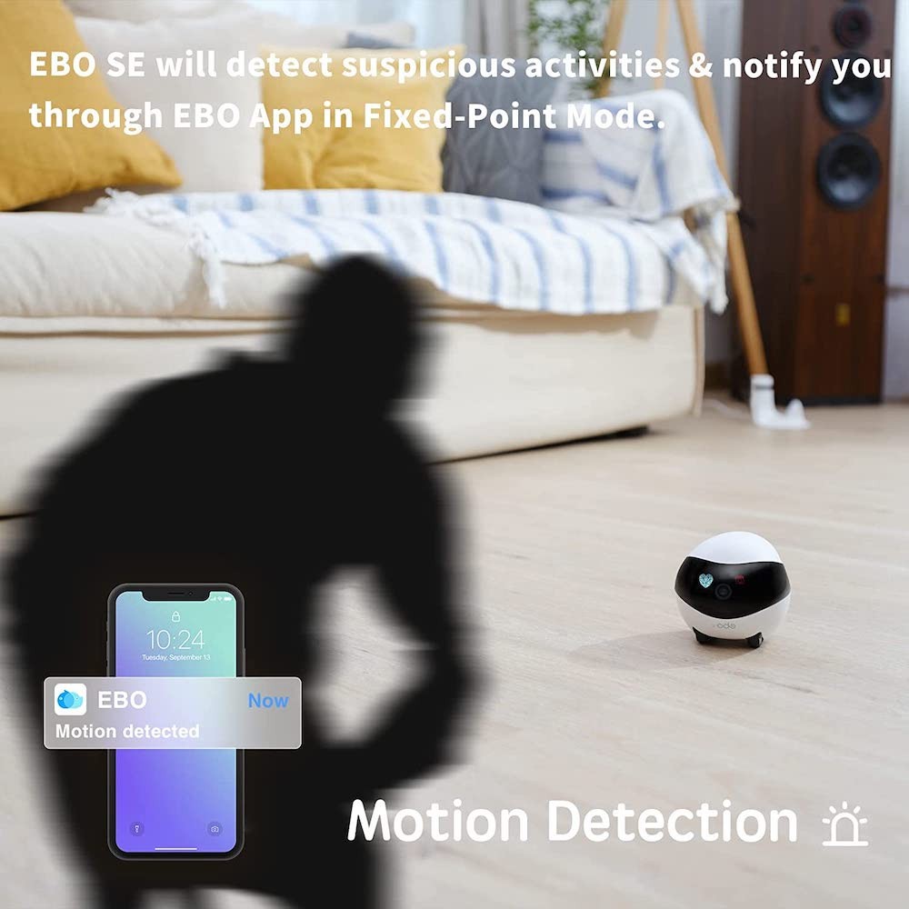 Mini robot ktorý sa postará o Vašu bezpečnosť - detekcia pohybu