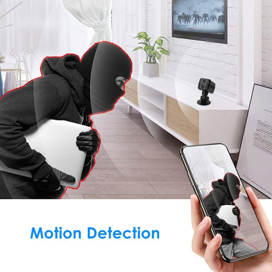 PIR Senzor - detekcia pohybu mini kamera
