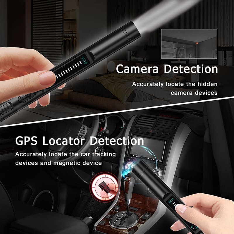 detektor do auta - plostice, odpocuvacie zariadenia, kamery