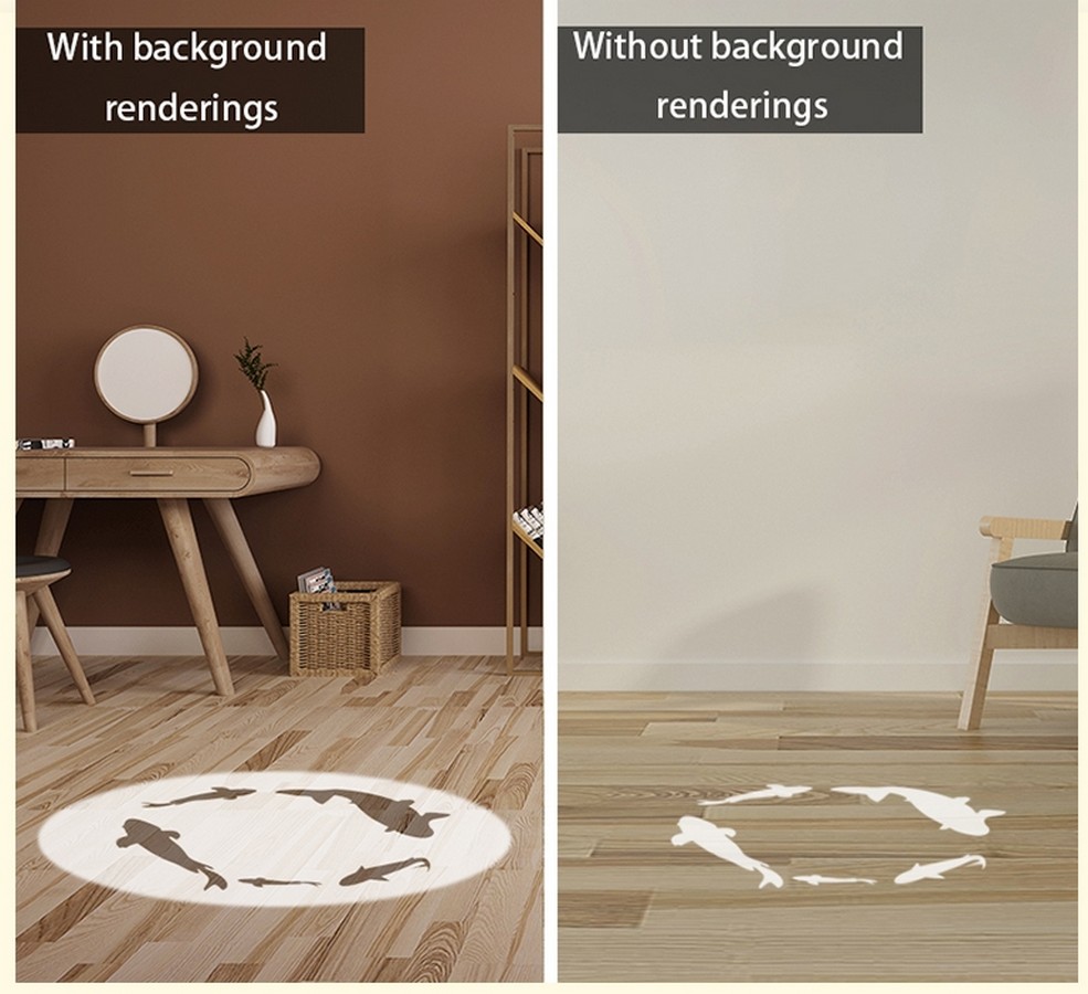 Gobo - projekcia vášho loga stena podlaha