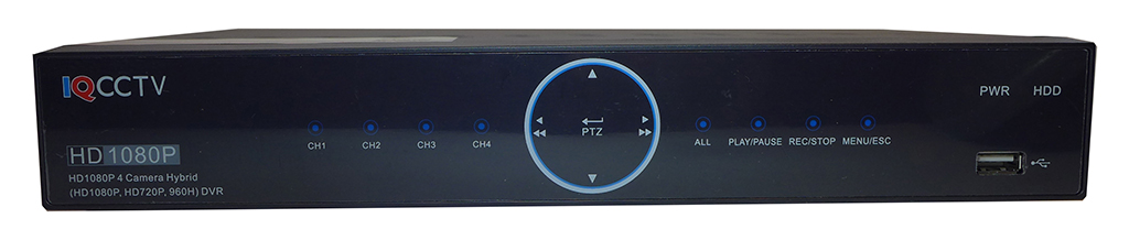 IQ CCTV DVR rekordér 4 vstupový