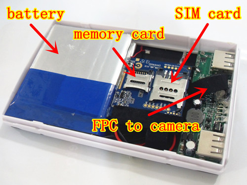 gsm powerbank s kamerou na sim kartu