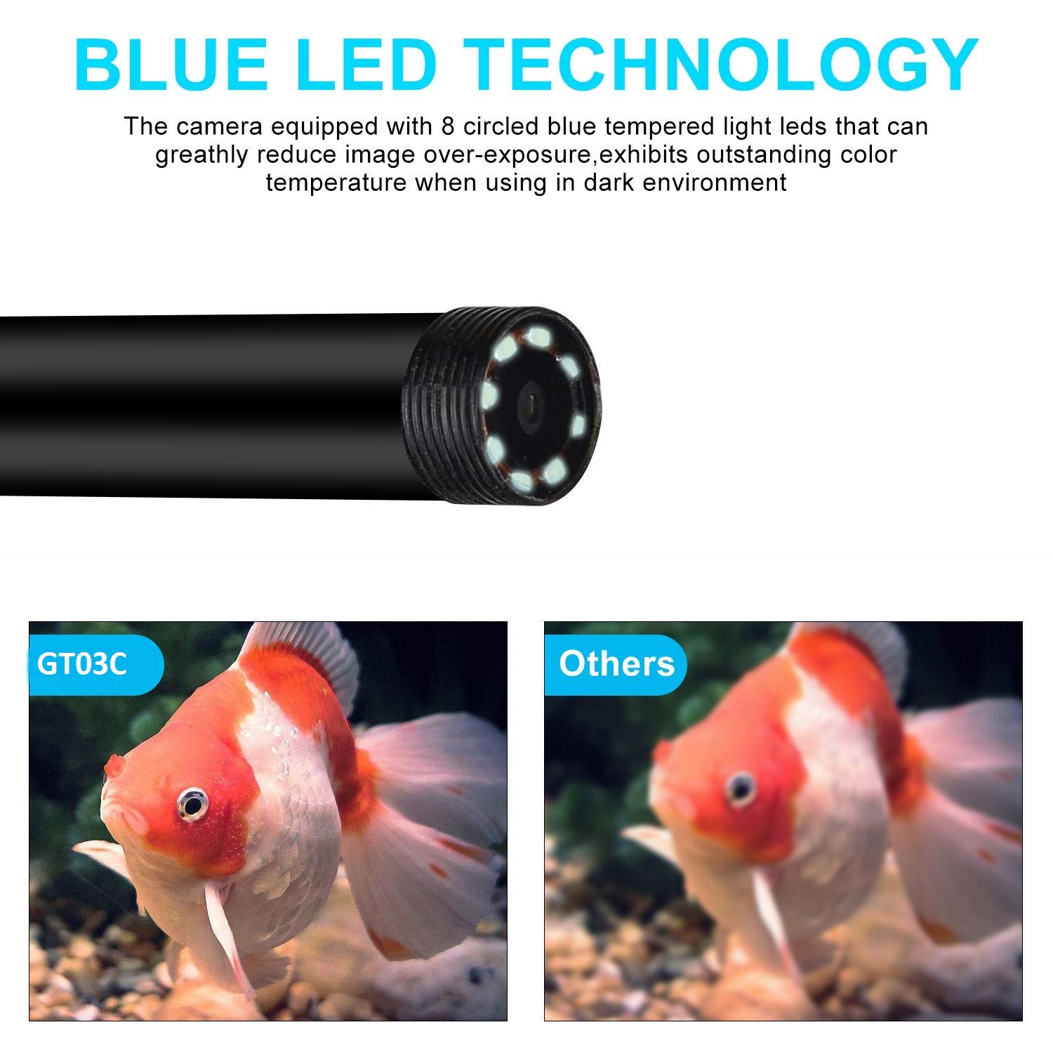 endoskop s BLUE LED osvetlenim