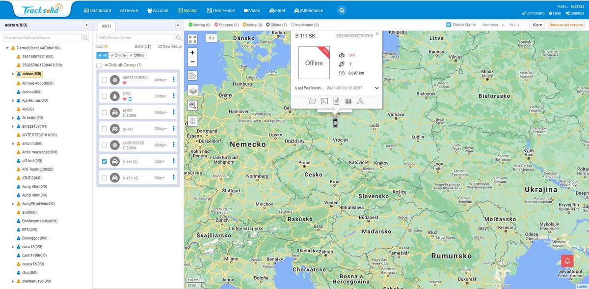 profio x5 gps sledovanie vozidla