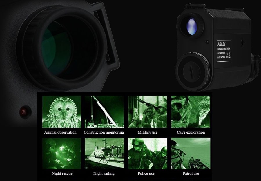 monokularny dalekohlad s nocnym videnim a kamerou