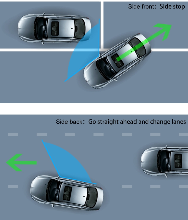 duálna rotačná HD kamera auto cuvacia