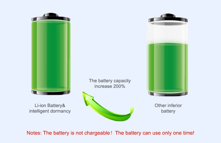 bateria velka kapacita gps lokator