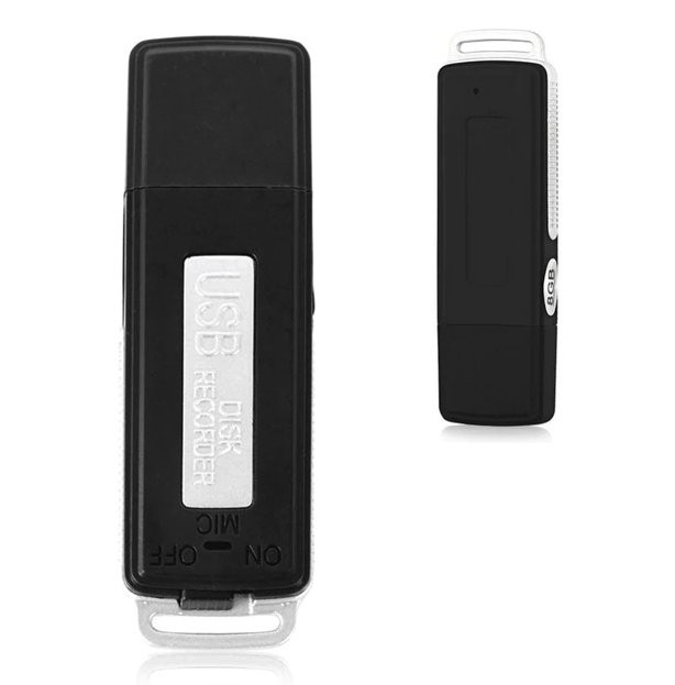 Mini digitálny audio USB záznamník s 4GB pamäťou