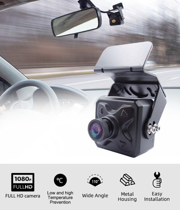 Interiérová FULL HD kamera do auta AHD 3,6mm objektív