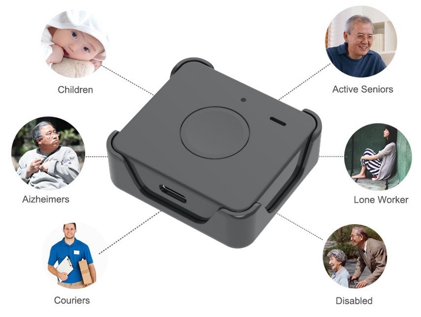 Mini GPS lokalizátor 4G Qbit M LTE - online sledovanie + odposluch
